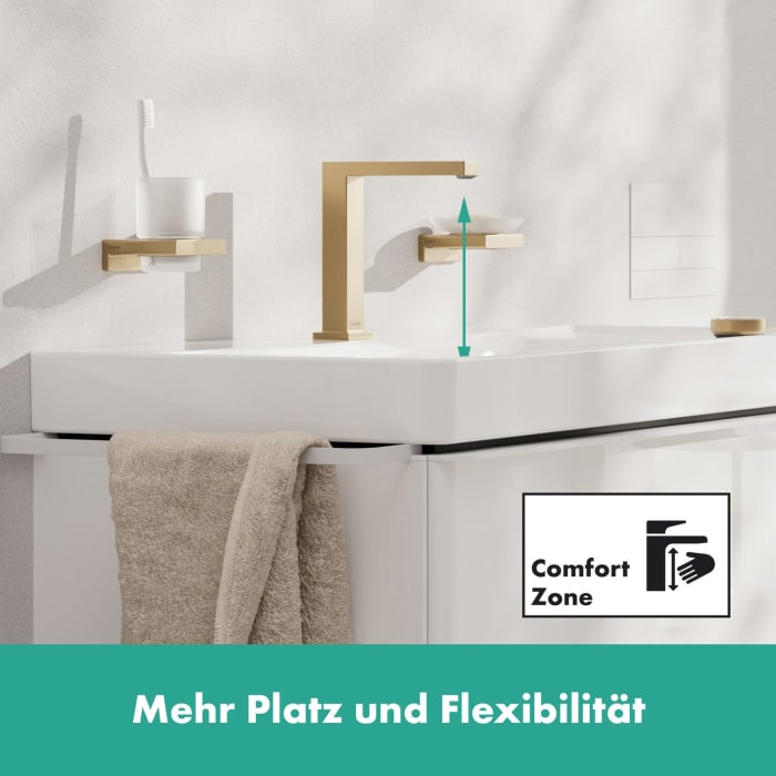 hansgrohe Tecturis E 2-Loch Waschtischarmatur 150 CoolStart wassersparend+ mit Ablaufgarnitur
