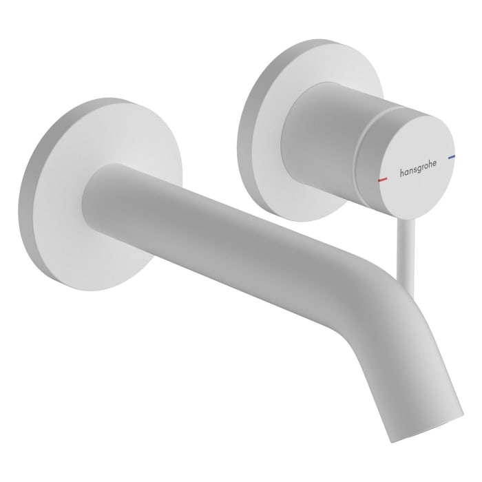 hansgrohe Tecturis S Einhebel-Waschtischarmatur Unterputz für Wandmontage mit Auslauf 16,5 cm