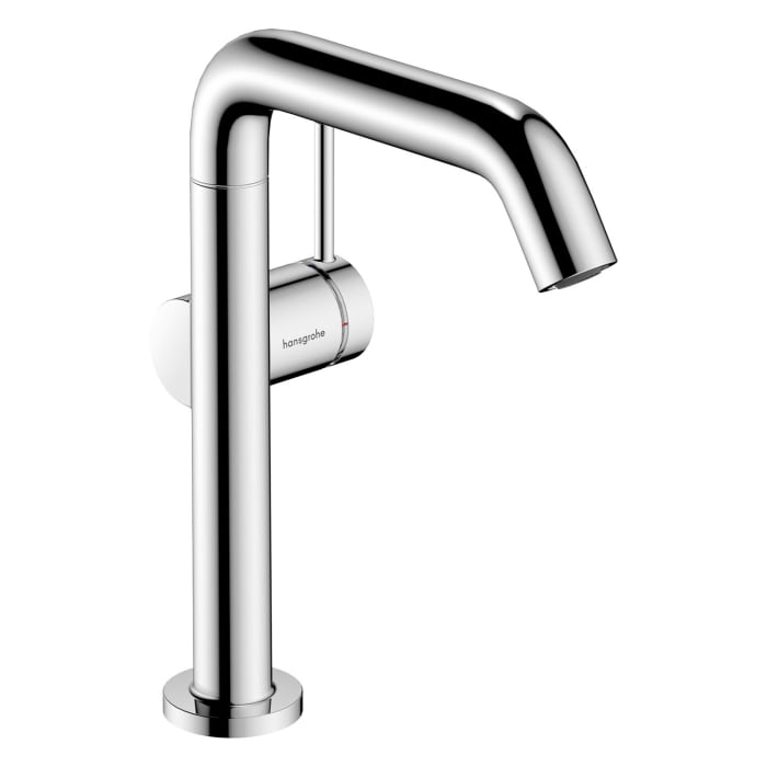 hansgrohe Tecturis S Einhebel-Waschtischarmatur 210 Fine CoolStart wassersparend+ mit Schwenkauslauf und Push-Open Ablaufgarnitur