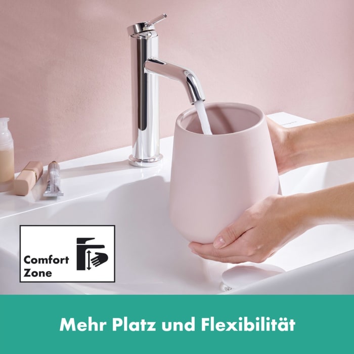 hansgrohe Tecturis S Einhebel-Waschtischarmatur 110 ohne Ablaufgarnitur