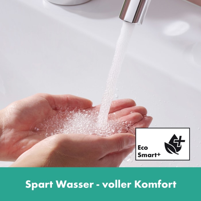 hansgrohe Tecturis S Einhebel-Waschtischarmatur 240 Fine CoolStart wassersparend+ für Aufsatzwaschtische ohne Ablaufgarnitur