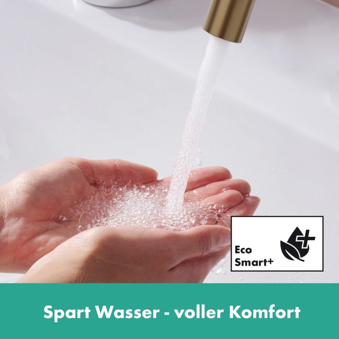 hansgrohe Tecturis S Einhebel-Waschtischarmatur 240 Fine CoolStart wassersparend+ für Aufsatzwaschtische ohne Ablaufgarnitur