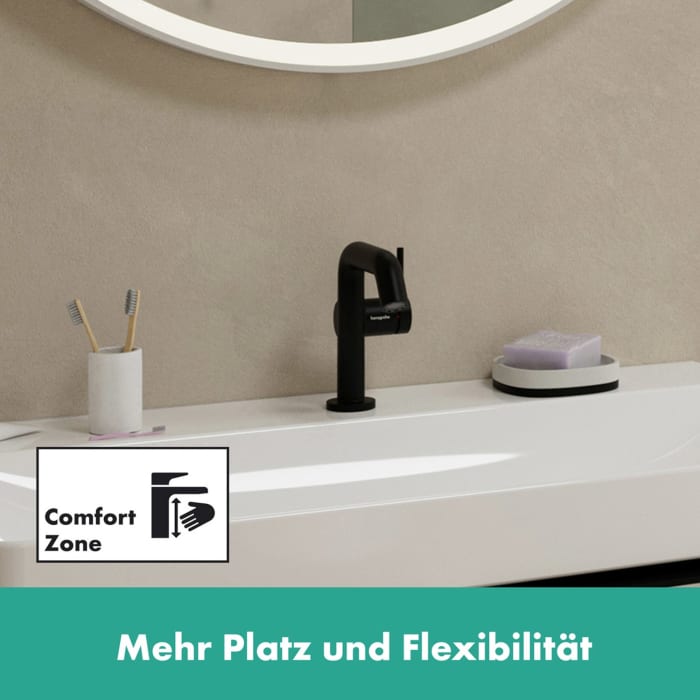 hansgrohe Tecturis S Einhebel-Waschtischarmatur 110 Fine CoolStart wassersparend+ ohne Ablaufgarnitur