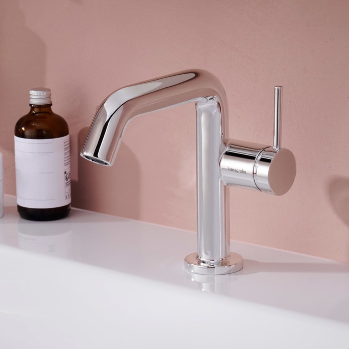 hansgrohe Tecturis S Einhebel-Waschtischarmatur 110 Fine CoolStart wassersparend+ ohne Ablaufgarnitur