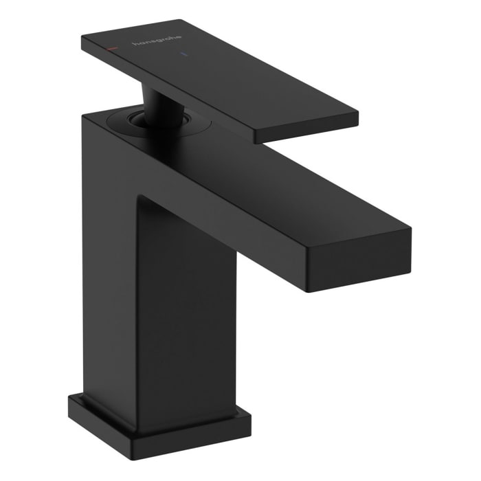 hansgrohe Tecturis E Einhebel-Waschtischarmatur 80 CoolStart mit Zugstangen-Ablaufgarnitur