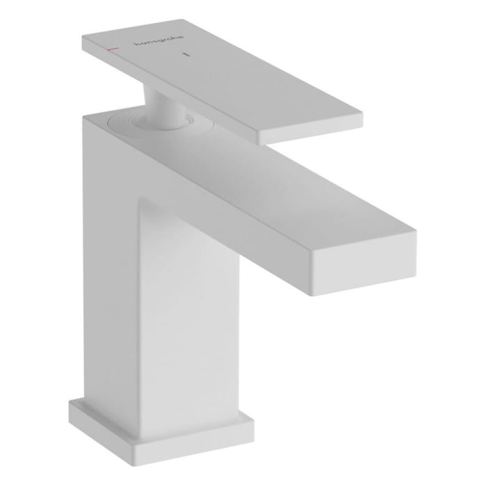 hansgrohe Tecturis E Einhebel-Waschtischarmatur 80 CoolStart mit Zugstangen-Ablaufgarnitur