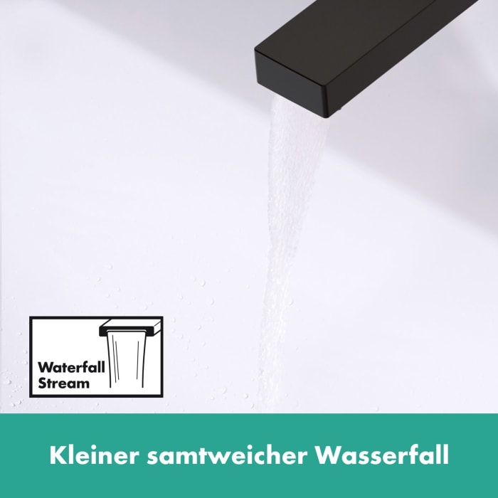hansgrohe Tecturis E Einhebel-Waschtischarmatur 80 CoolStart wassersparend+ mit Zugstangen-Ablaufgarnitur