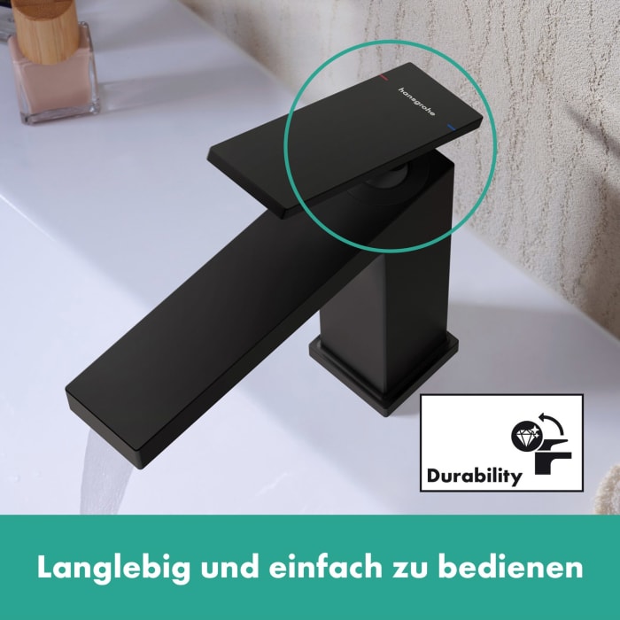 hansgrohe Tecturis E Einhebel-Waschtischarmatur 110 wassersparend+ ohne Ablaufgarnitur