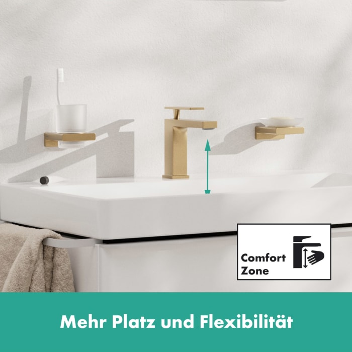 hansgrohe Tecturis E Einhebel-Waschtischarmatur 110 wassersparend+ ohne Ablaufgarnitur