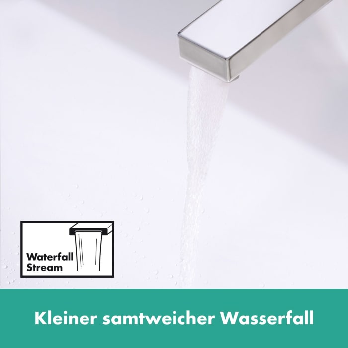hansgrohe Tecturis E Standventil 80 wassersparend+ mit Hebelgriff für Kaltwasser oder vorgemischtes Wasser ohne Ablaufgarnitur