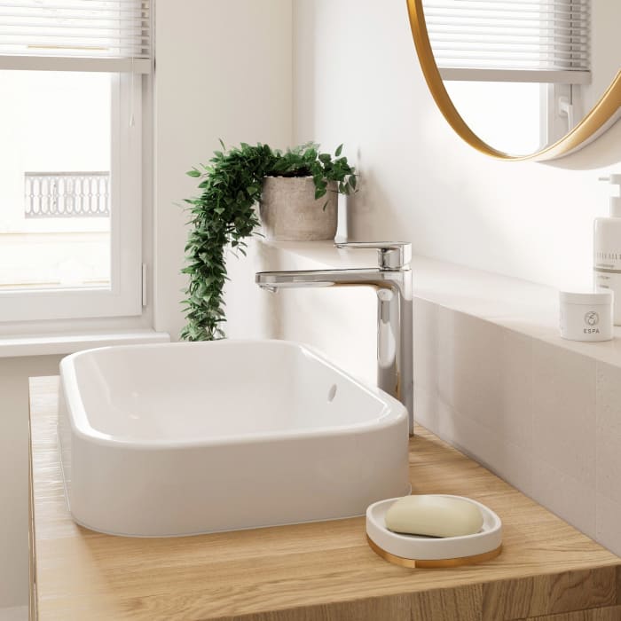 hansgrohe Vernis Blend Einhebel-Waschtischarmatur 190 CoolStart, mit Push-Open Ablaufgarnitur