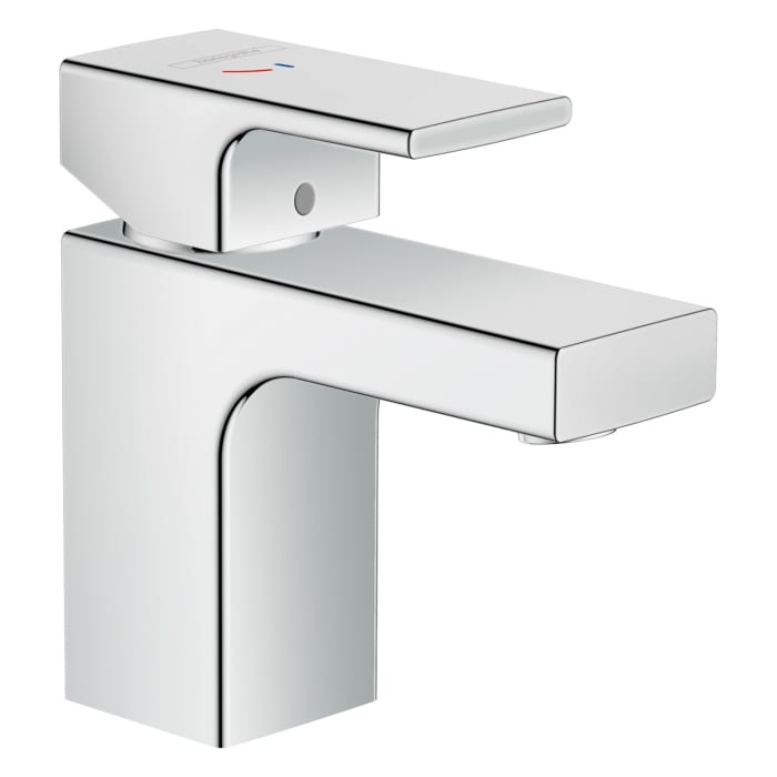 hansgrohe Vernis Shape Einhebel-Waschtischarmatur 70 CoolStart, mit Push-Open Ablaufgarnitur