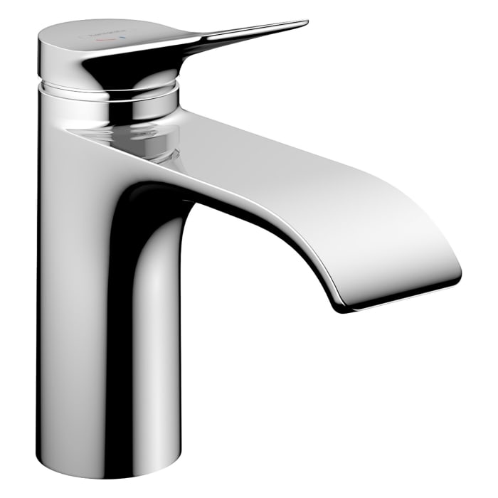 hansgrohe Vivenis Einhebel-Waschtischarmatur 80 CoolStart, mit Zugstangen-Ablaufgarnitur