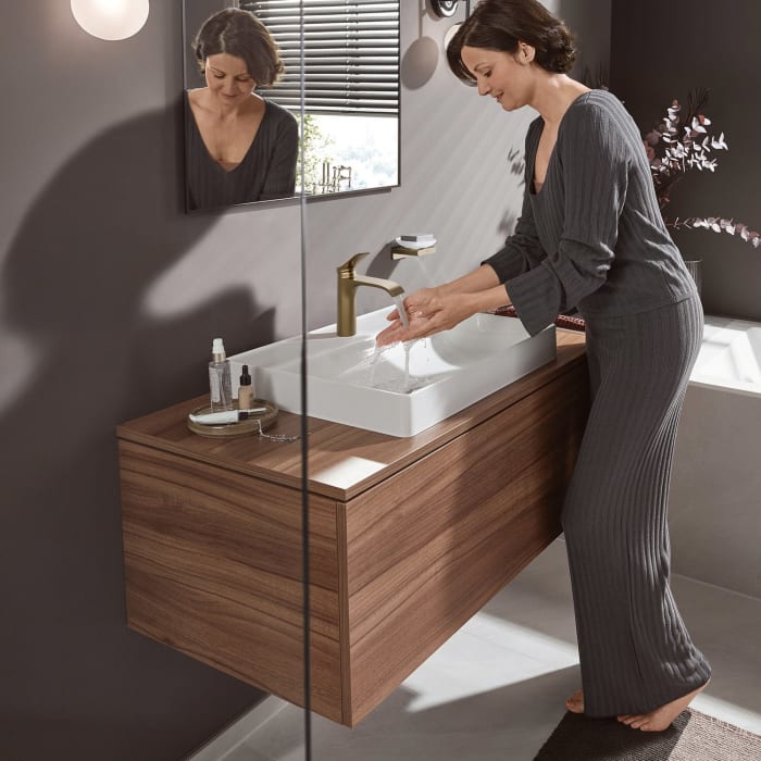 hansgrohe Vivenis Einhebel-Waschtischarmatur 110 mit Zugstangen-Ablaufgarnitur