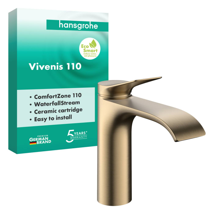 hansgrohe Vivenis Einhebel-Waschtischarmatur 110 ohne Ablaufgarnitur