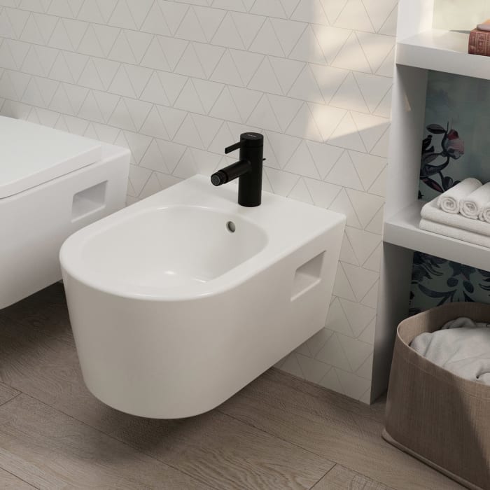 hansgrohe Zesis S Einhebel-Bidetmischer mit Zugstangen-Ablaufgarnitur