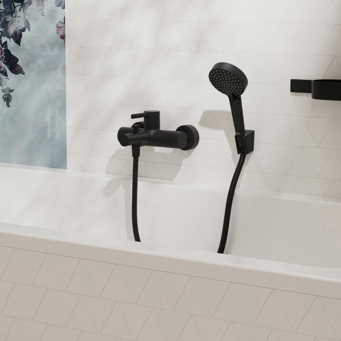 hansgrohe Zesis S Einhebel-Wannenarmatur Aufputz