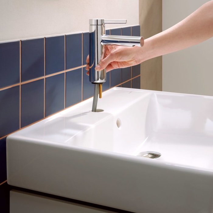 hansgrohe Zesis S Einhebel-Waschtischarmatur 100 CoolStart ohne Ablaufgarnitur