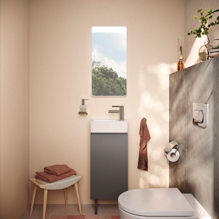hansgrohe Zesis S Einhebel-Waschtischarmatur 70 CoolStart mit Push-Open Ablaufgarnitur