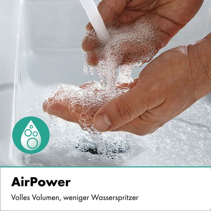hansgrohe Zesis S Einhebel-Waschtischarmatur 100 CoolStart mit Push-Open Ablaufgarnitur