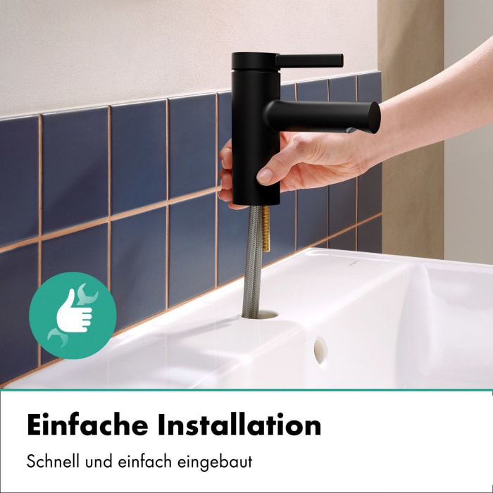 hansgrohe Zesis S Einhebel-Waschtischarmatur 70 CoolStart ohne Ablaufgarnitur