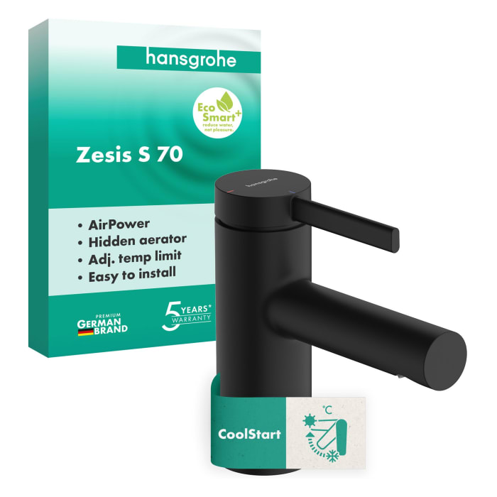 hansgrohe Zesis S Einhebel-Waschtischarmatur 70 CoolStart ohne Ablaufgarnitur