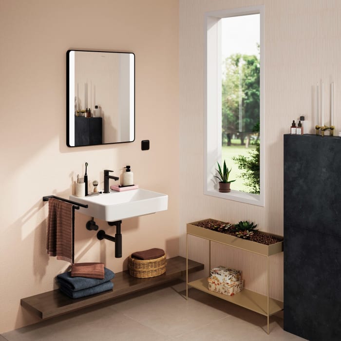 hansgrohe Xanuia Q Waschtisch 550/480 mit Hahnloch ohne Überlauf