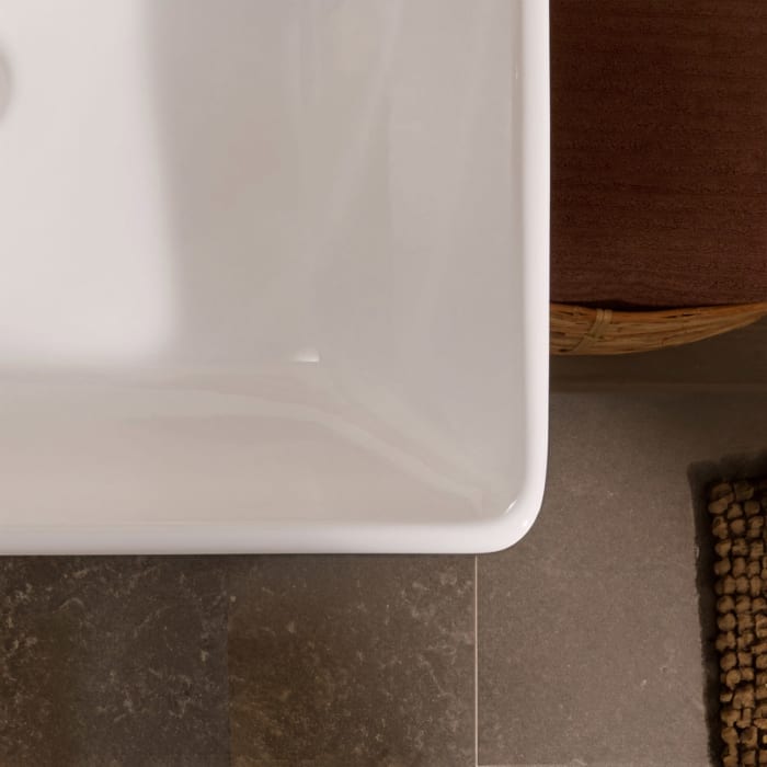 hansgrohe Xanuia Q Waschtisch 600/480 ohne Hahnloch mit Überlauf, SmartClean