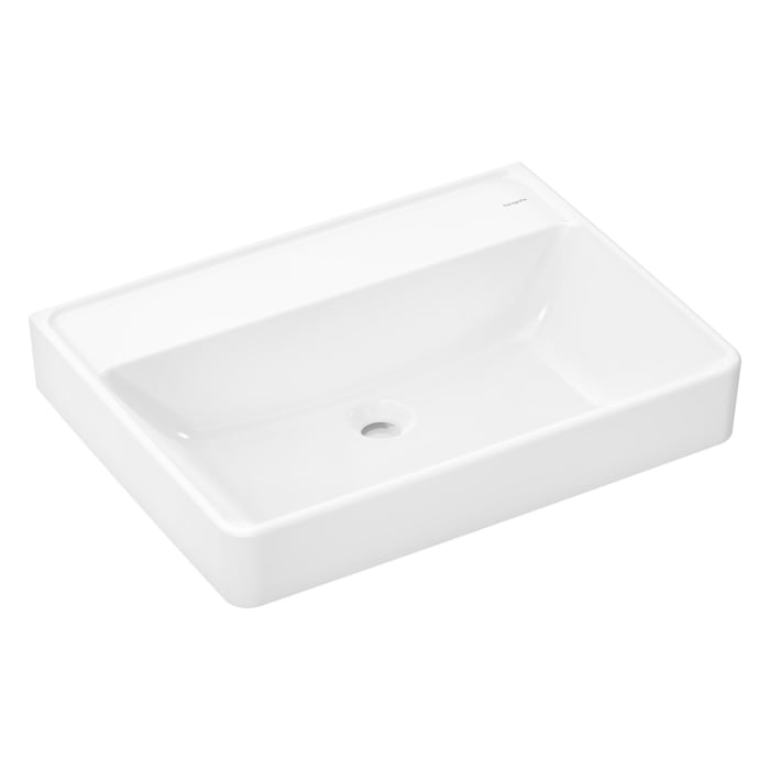 hansgrohe Xanuia Q Waschtisch 650/480 ohne Hahnloch und Überlauf, SmartClean