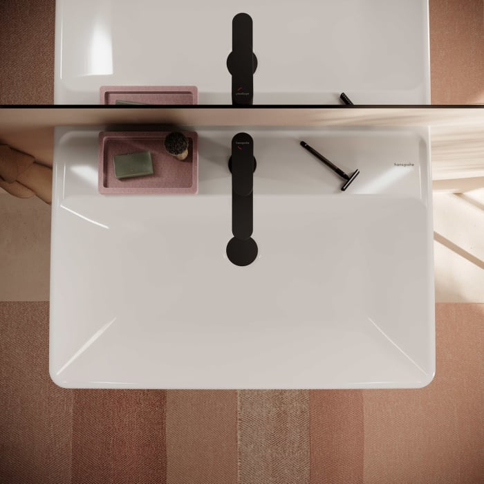 hansgrohe Xanuia Q Waschtisch 700/480 mit Hahnloch ohne Überlauf