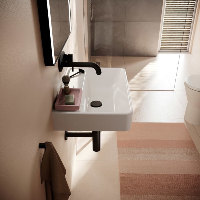 hansgrohe Xanuia Q Waschtisch Compact 550/370 ohne Hahnloch und Überlauf