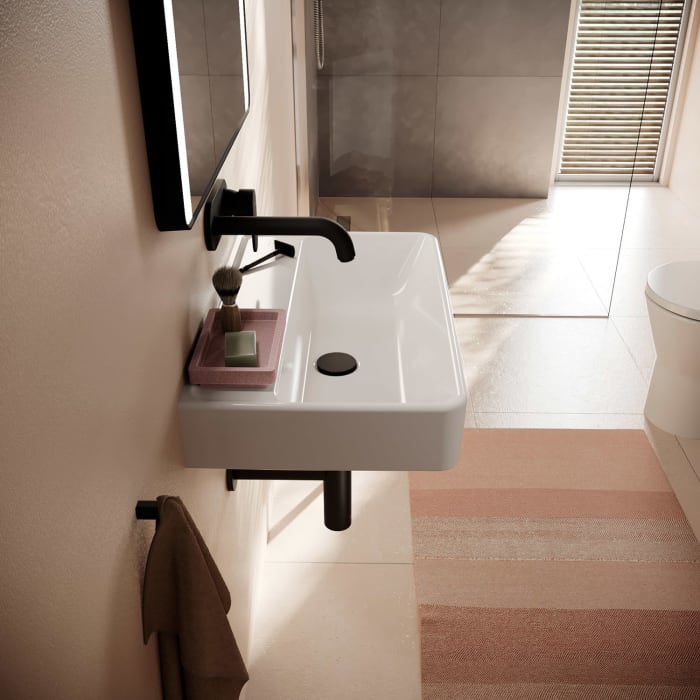 hansgrohe Xanuia Q Waschtisch Compact 600/370 ohne Hahnloch und Überlauf