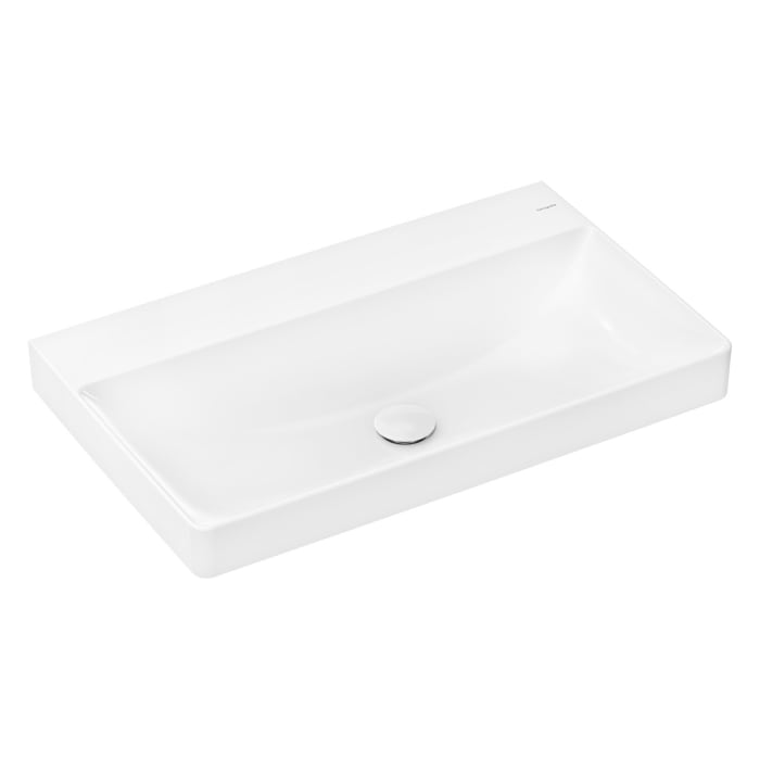 hansgrohe Xelu Q Waschbecken 80 x 48 cm ungeschliffen, ohne Hahnloch