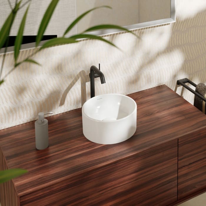 hansgrohe Xuniva S Aufsatzwaschtisch rund Ø 30 cm, mit SmartClean