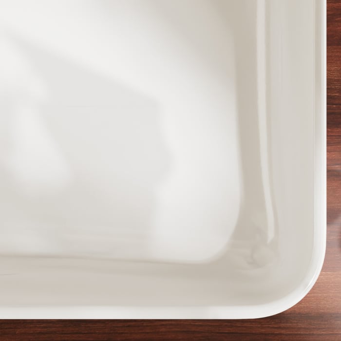 hansgrohe Xuniva Q Aufsatzwaschtisch 60 x 45 cm, mit 1 Hahnloch und Überlauf, mit SmartClean