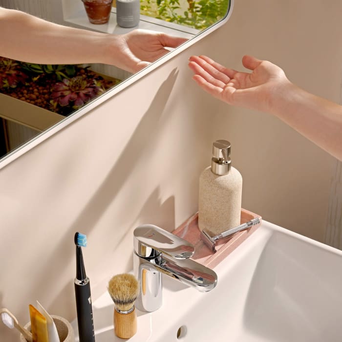 hansgrohe Xarita Lite Q Spiegel mit horizontaler LED-Beleuchtung 360/30 IR-Sensor
