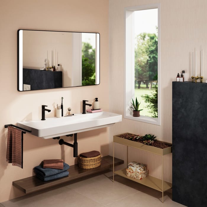 hansgrohe Xarita Lite Q Spiegel mit seitlicher LED-Beleuchtung 1200/30 IR-Sensor