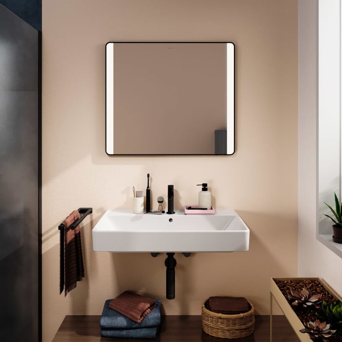 hansgrohe Xarita Lite Q Spiegel mit seitlicher LED-Beleuchtung 800/30 IR-Sensor