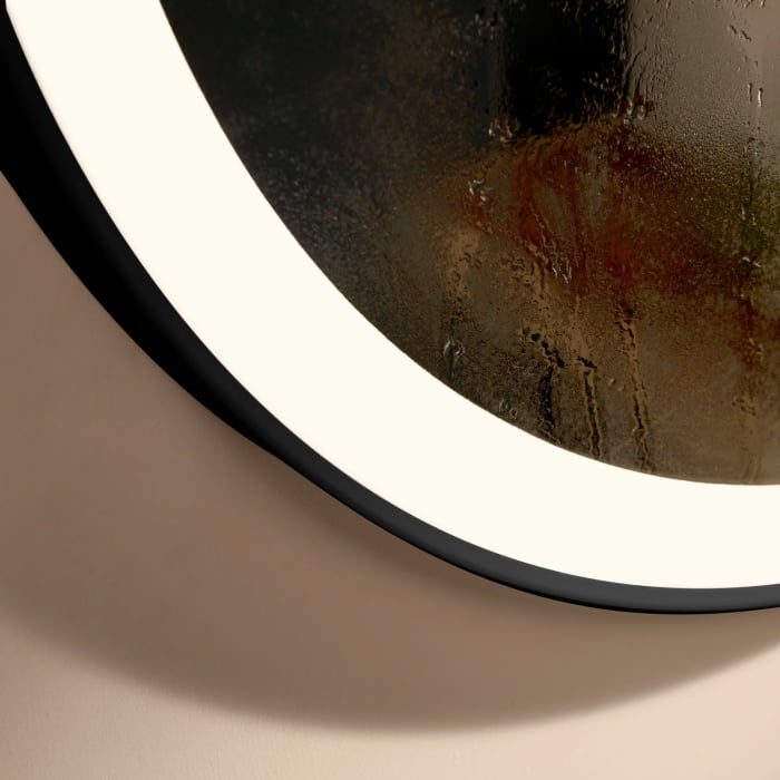 hansgrohe Xarita Lite S Spiegel mit runder LED-Beleuchtung 900/30 für Wandschalter