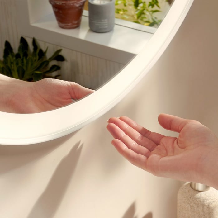 hansgrohe Xarita Lite S Spiegel mit runder LED-Beleuchtung 700/30 IR Sensor