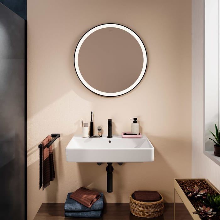 hansgrohe Xarita Lite S Spiegel mit runder LED-Beleuchtung 700/30 IR Sensor