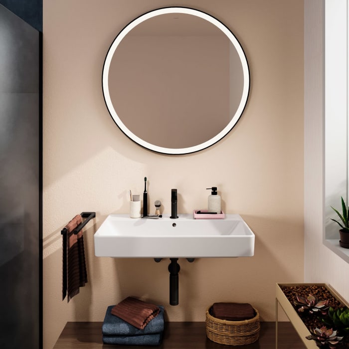hansgrohe Xarita Lite S Spiegel mit runder LED-Beleuchtung 900/30 IR Sensor