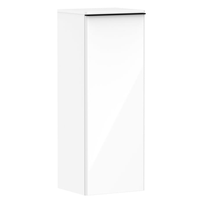 hansgrohe Xelu Q Halbhochschrank 40 x 106,5 cm, 1 Tür mit Anschlag links, Griff mattschwarz