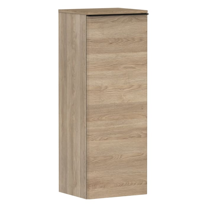 hansgrohe Xelu Q Halbhochschrank 40 x 106,5 cm, 1 Tür mit Anschlag links, Griff mattschwarz