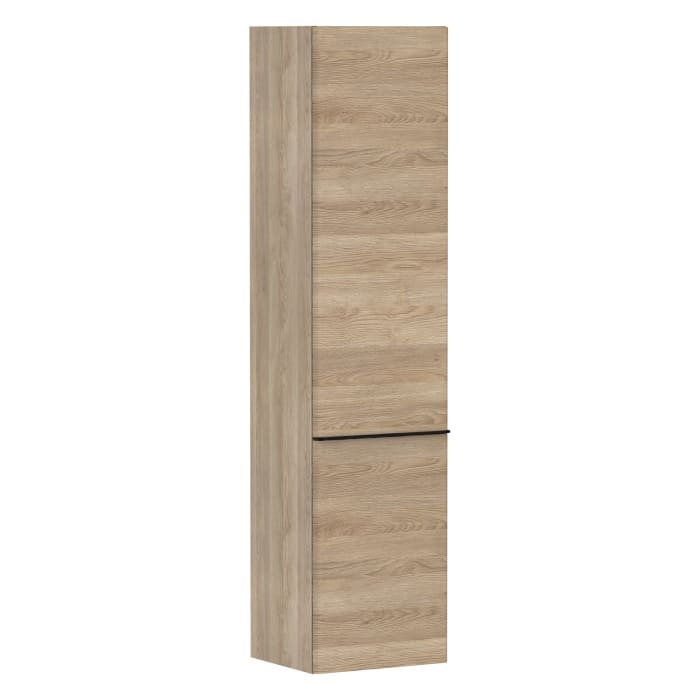 hansgrohe Xelu Q Hochschrank 40 x 165 cm, 2 Türen mit Anschlag rechts, Griff mattschwarz