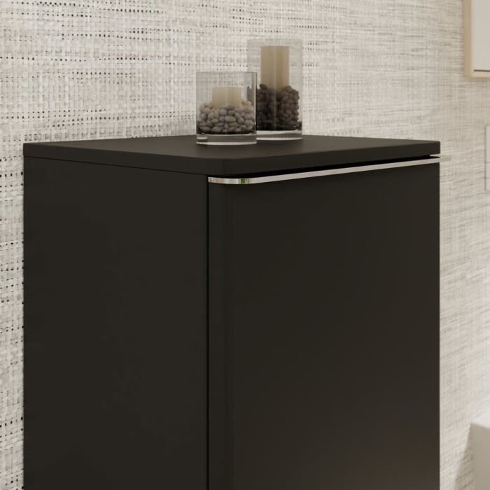 hansgrohe Xelu Q Halbhochschrank 40 x 106,5 cm, 1 Tür mit Anschlag rechts, Griff chrom