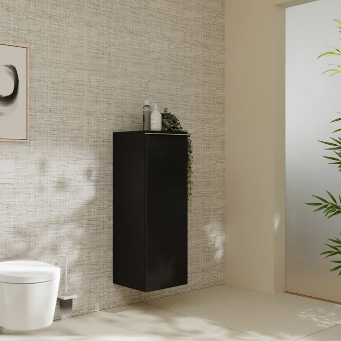 hansgrohe Xelu Q Halbhochschrank 40 x 106,5 cm, 1 Tür mit Anschlag rechts, Griff chrom