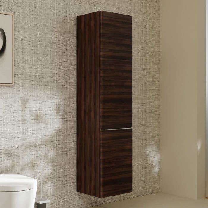 hansgrohe Xelu Q Hochschrank 40 x 165 cm, 2 Türen mit Anschlag rechts, Griff chrom