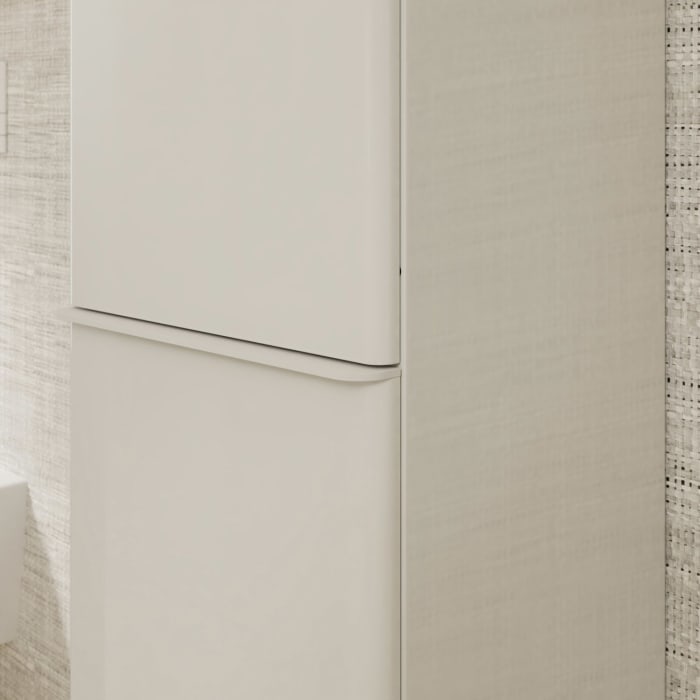 hansgrohe Xelu Q Hochschrank 40 x 165 cm, 2 Türen mit Anschlag links, Griff mattweiß