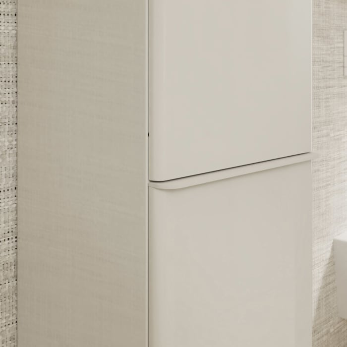 hansgrohe Xelu Q Hochschrank 40 x 165 cm, 2 Türen mit Anschlag rechts, Griff mattweiß